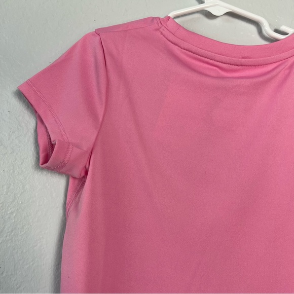 NWT All In Motion Girl's Pink Floral Performance Graphic Tee S  6-6X - Picture 9 of 14